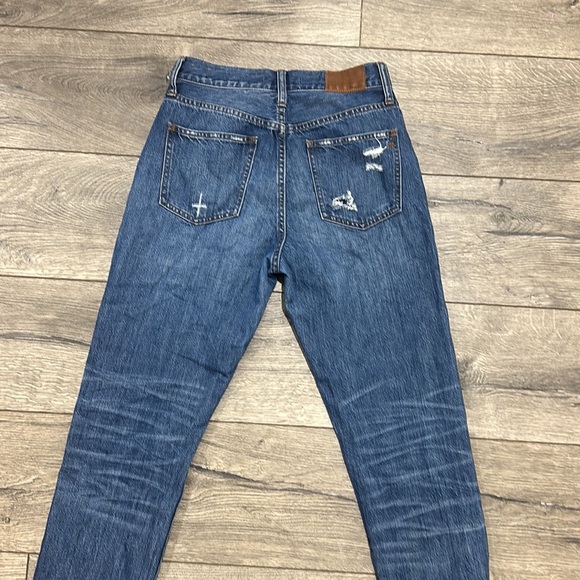 • Madewell • Women’s The Perfect Summer Jean: Destructed Edition Blue 26 - Picture 4 of 5